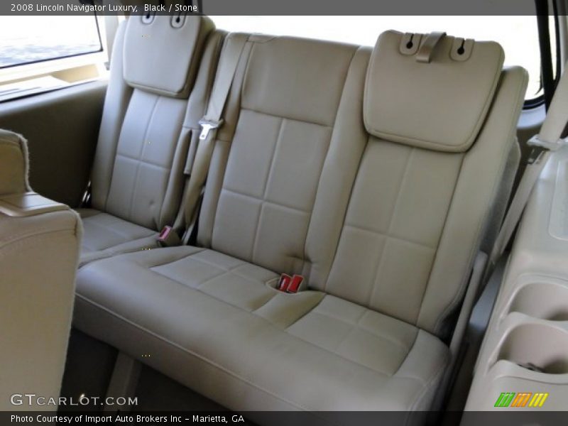 Rear Seat of 2008 Navigator Luxury