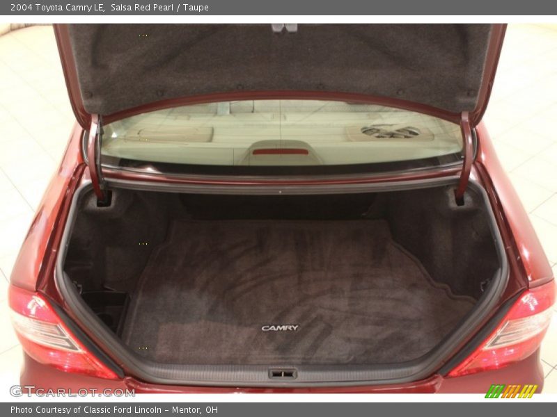 Salsa Red Pearl / Taupe 2004 Toyota Camry LE