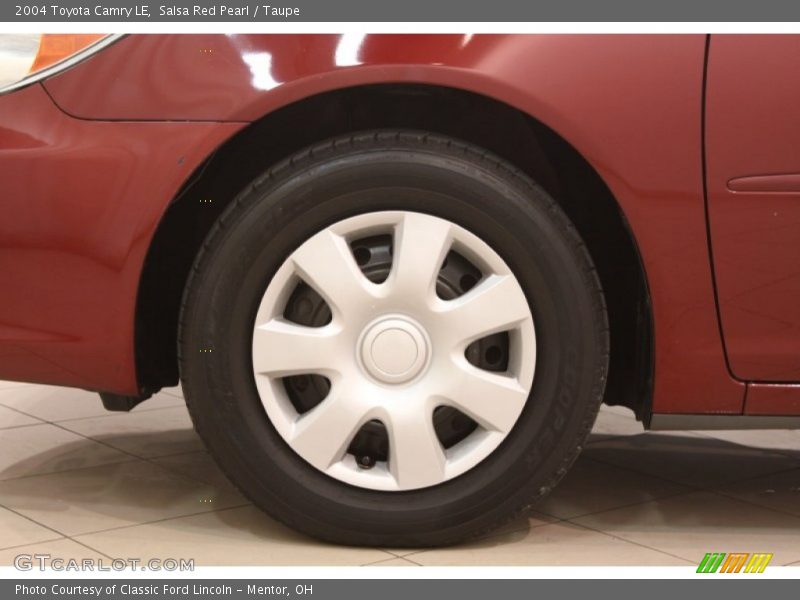 Salsa Red Pearl / Taupe 2004 Toyota Camry LE