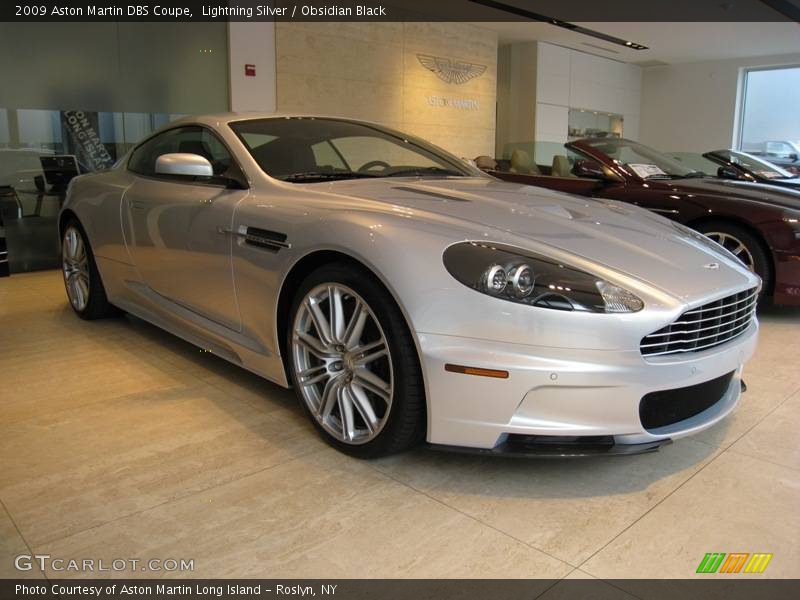 Lightning Silver / Obsidian Black 2009 Aston Martin DBS Coupe