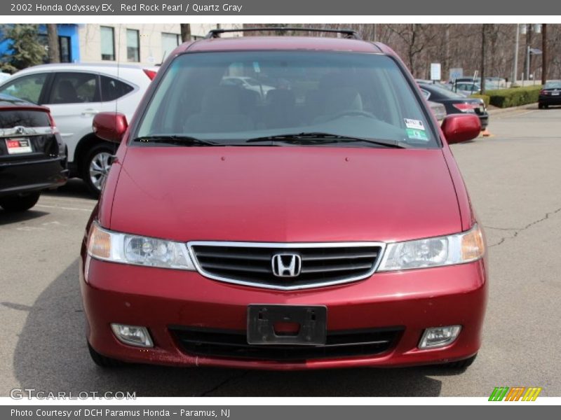 Red Rock Pearl / Quartz Gray 2002 Honda Odyssey EX
