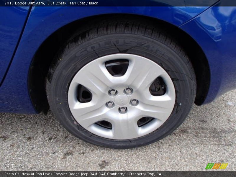 Blue Streak Pearl Coat / Black 2013 Dodge Dart Aero