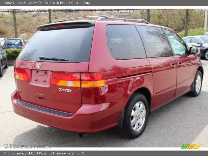 Red Rock Pearl / Quartz Gray 2002 Honda Odyssey EX