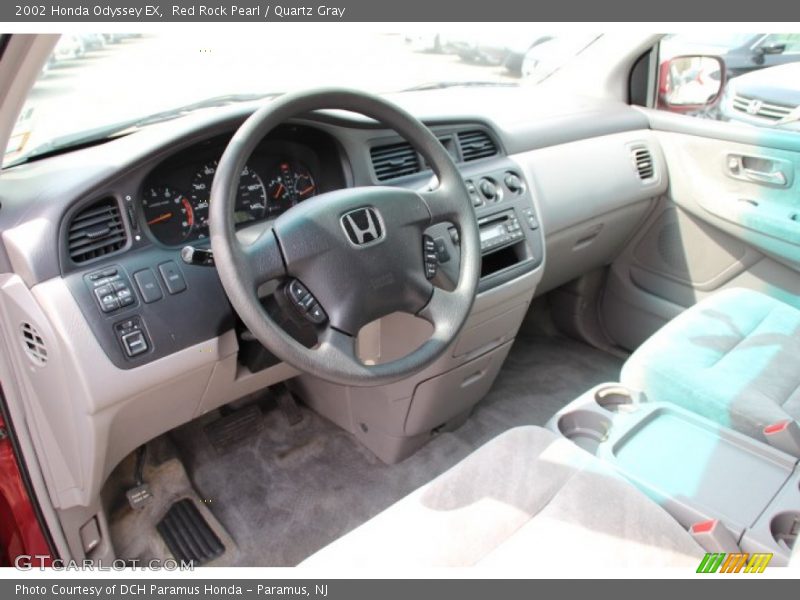 Red Rock Pearl / Quartz Gray 2002 Honda Odyssey EX