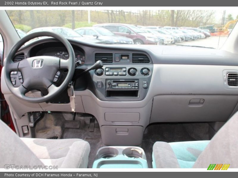 Red Rock Pearl / Quartz Gray 2002 Honda Odyssey EX