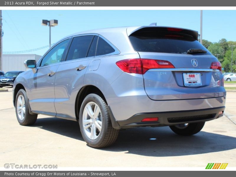 Forged Silver Metallic / Parchment 2013 Acura RDX