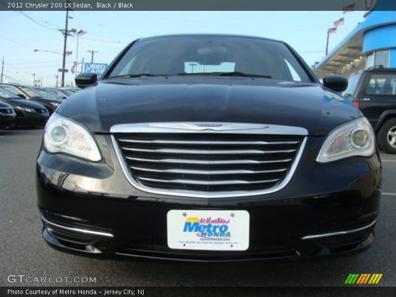 Black / Black 2012 Chrysler 200 LX Sedan