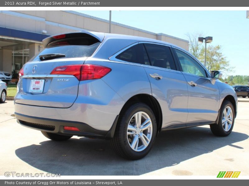 Forged Silver Metallic / Parchment 2013 Acura RDX