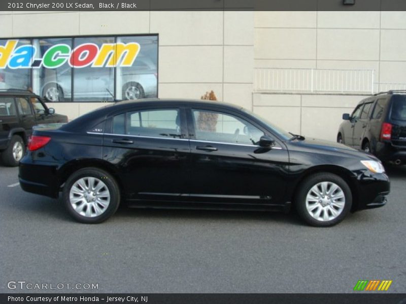 Black / Black 2012 Chrysler 200 LX Sedan