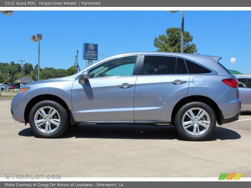 Forged Silver Metallic / Parchment 2013 Acura RDX