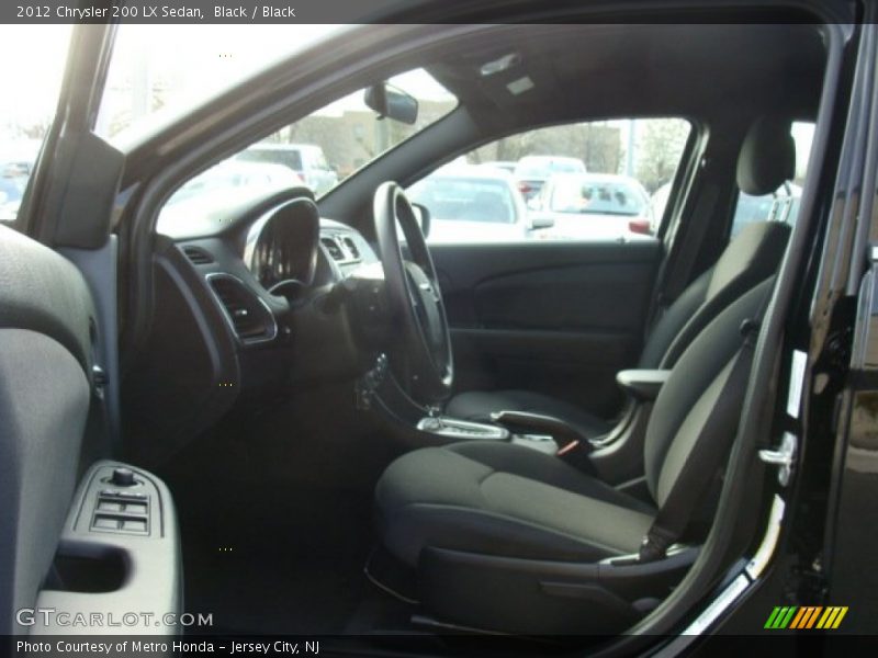 Black / Black 2012 Chrysler 200 LX Sedan
