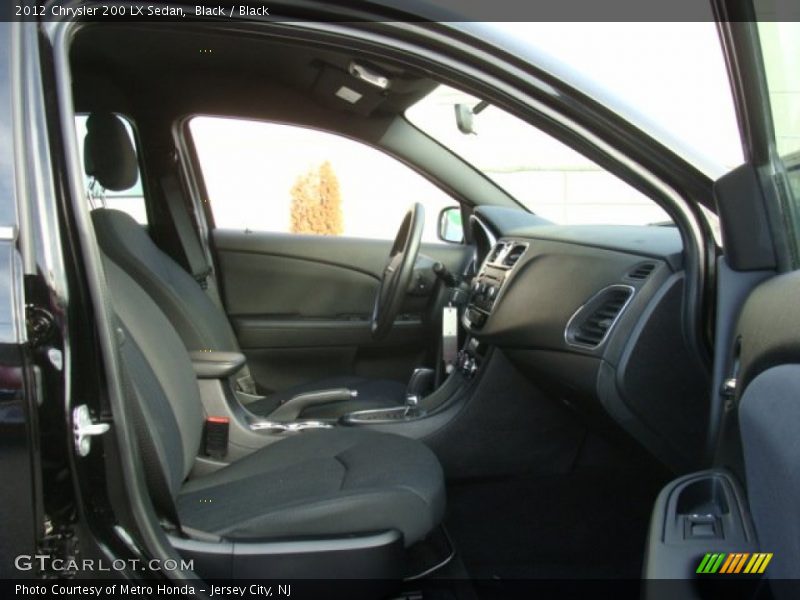 Black / Black 2012 Chrysler 200 LX Sedan