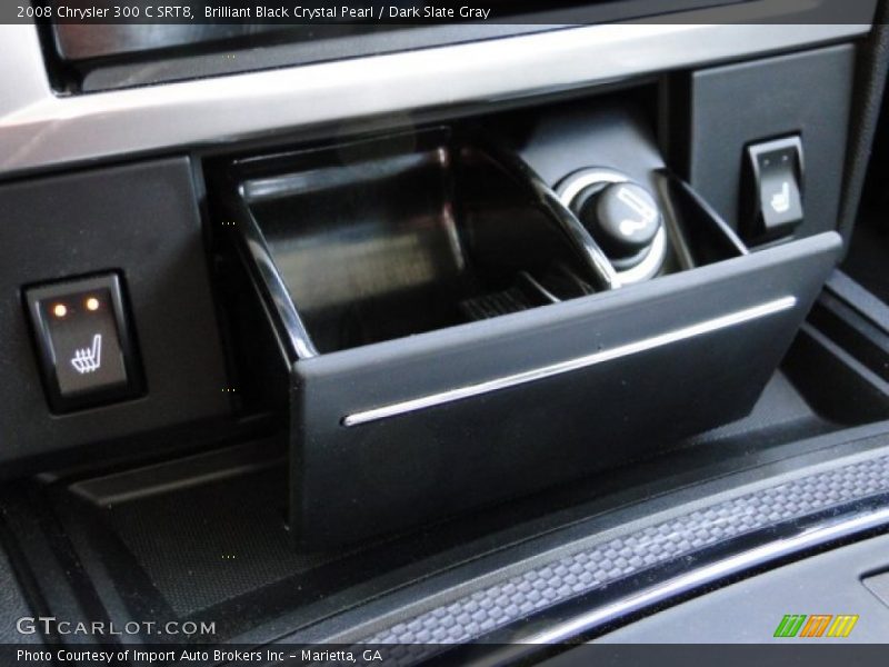 Brilliant Black Crystal Pearl / Dark Slate Gray 2008 Chrysler 300 C SRT8
