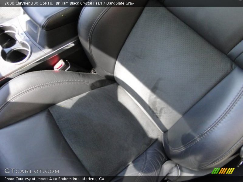 Brilliant Black Crystal Pearl / Dark Slate Gray 2008 Chrysler 300 C SRT8