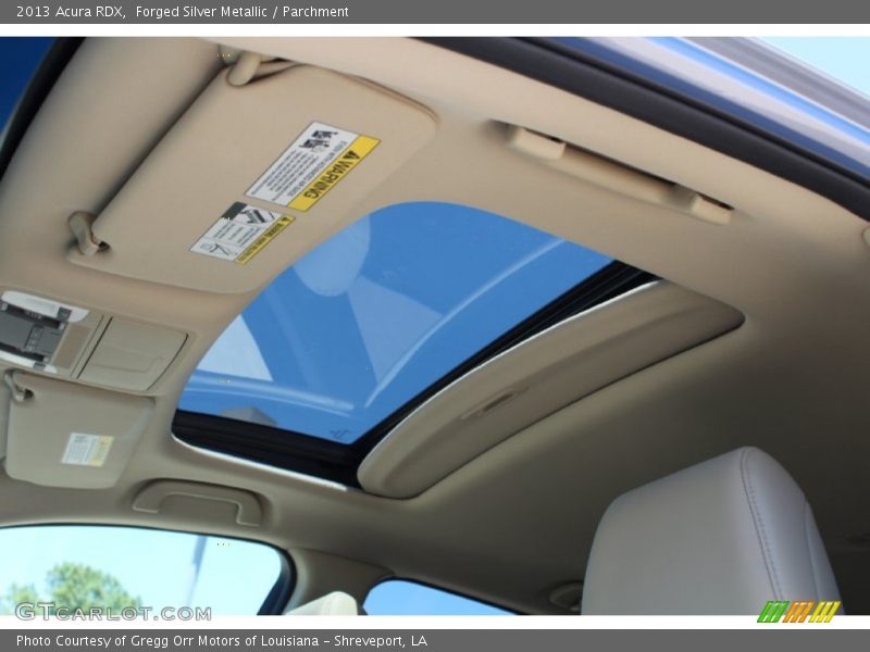 Forged Silver Metallic / Parchment 2013 Acura RDX
