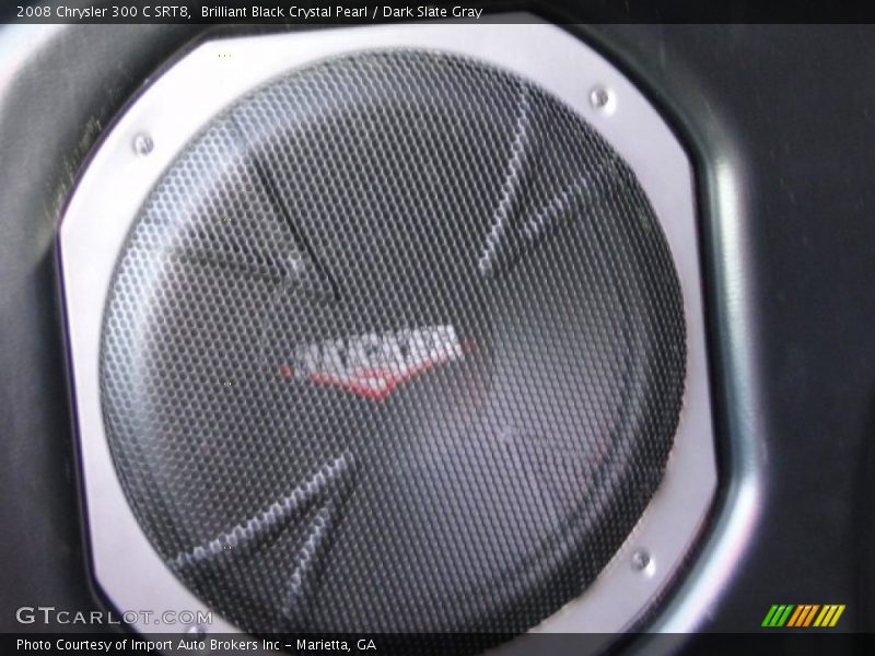 Brilliant Black Crystal Pearl / Dark Slate Gray 2008 Chrysler 300 C SRT8