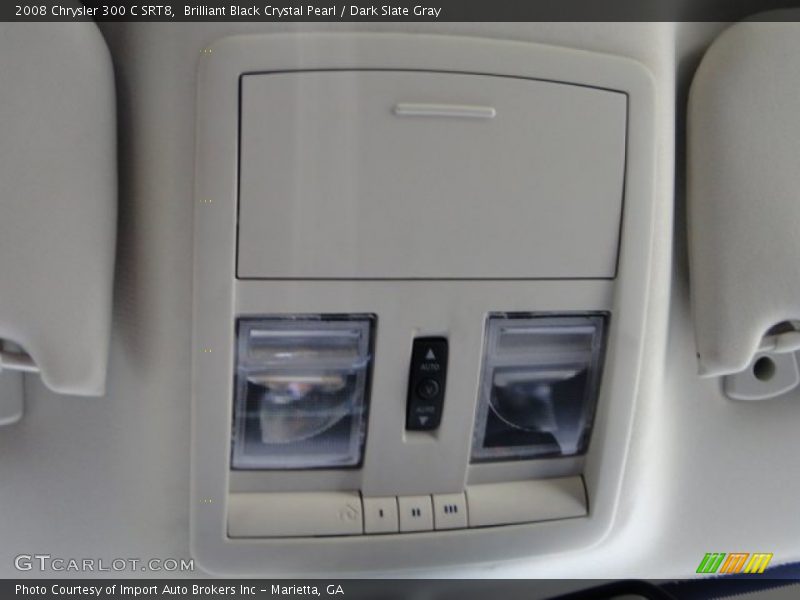 Brilliant Black Crystal Pearl / Dark Slate Gray 2008 Chrysler 300 C SRT8
