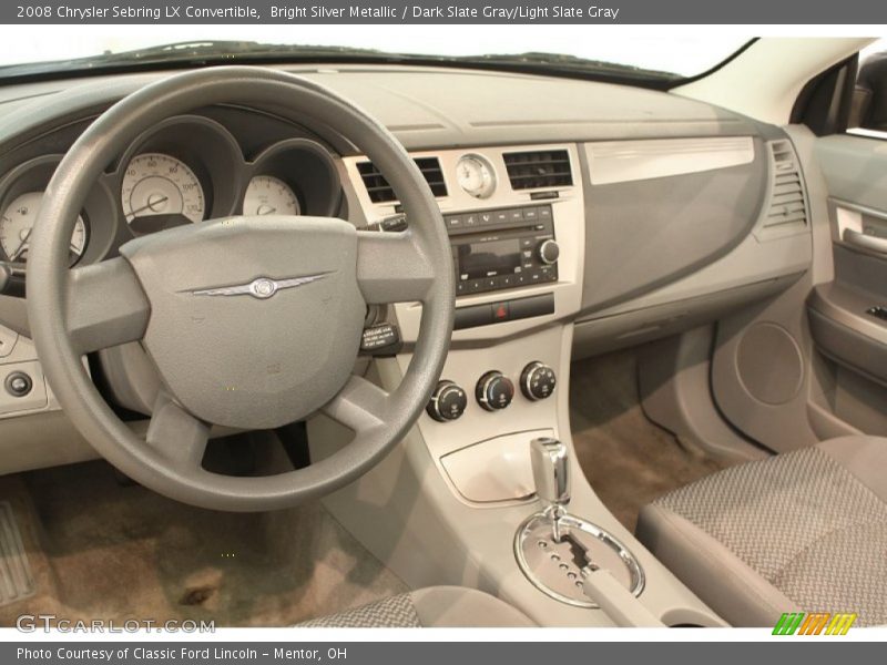 Dashboard of 2008 Sebring LX Convertible