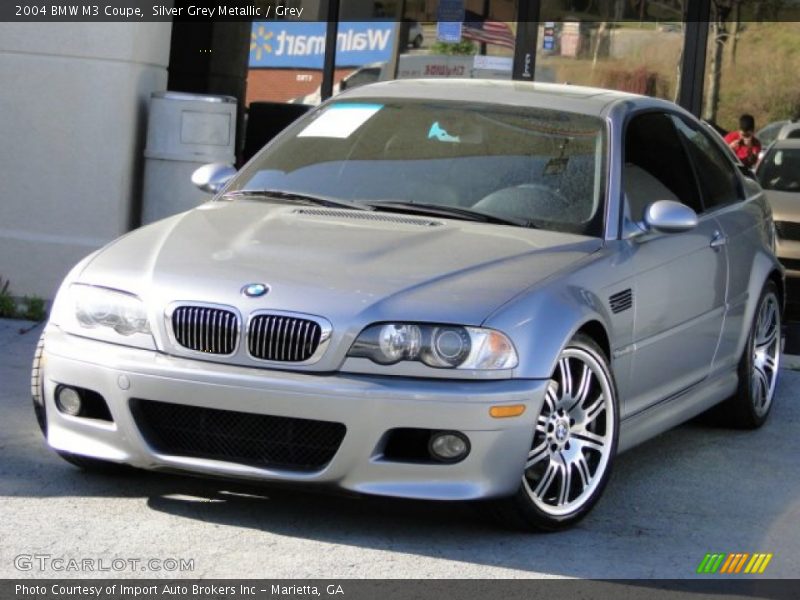 Silver Grey Metallic / Grey 2004 BMW M3 Coupe