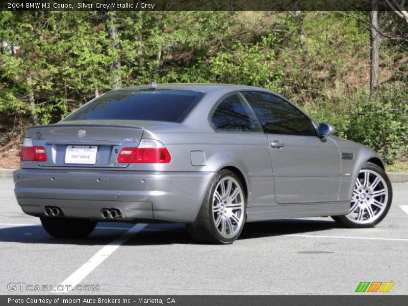 Silver Grey Metallic / Grey 2004 BMW M3 Coupe