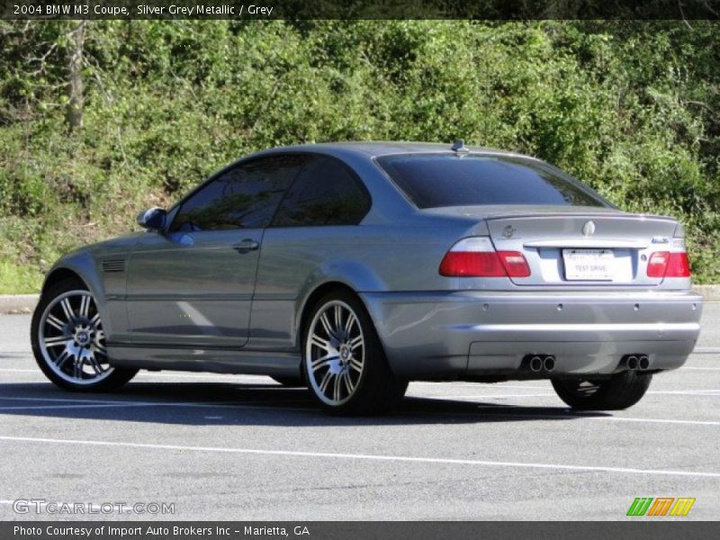 Silver Grey Metallic / Grey 2004 BMW M3 Coupe