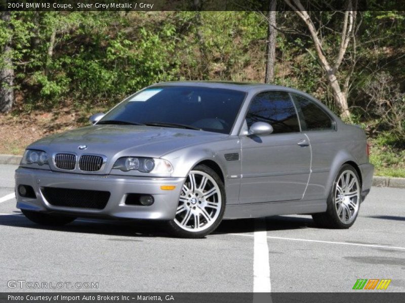 Silver Grey Metallic / Grey 2004 BMW M3 Coupe