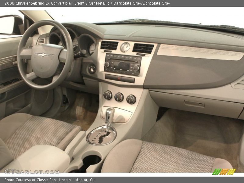 Dashboard of 2008 Sebring LX Convertible