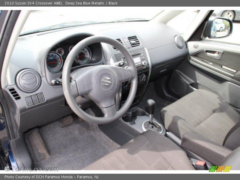 Black Interior - 2010 SX4 Crossover AWD 