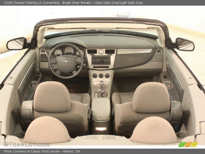 Bright Silver Metallic / Dark Slate Gray/Light Slate Gray 2008 Chrysler Sebring LX Convertible