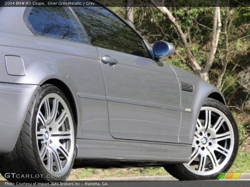 Silver Grey Metallic / Grey 2004 BMW M3 Coupe