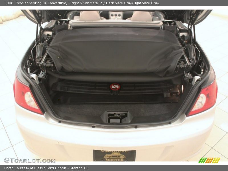 Bright Silver Metallic / Dark Slate Gray/Light Slate Gray 2008 Chrysler Sebring LX Convertible