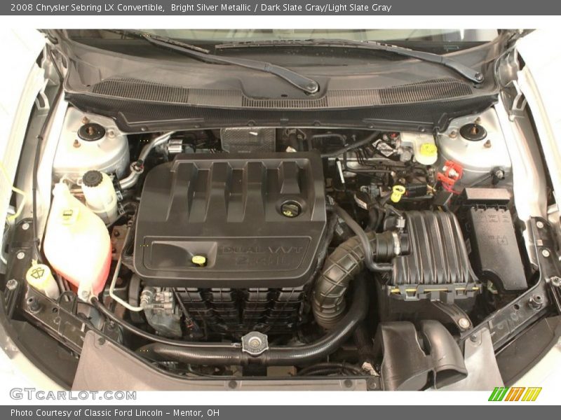  2008 Sebring LX Convertible Engine - 2.4L DOHC 16V Dual VVT 4 Cylinder