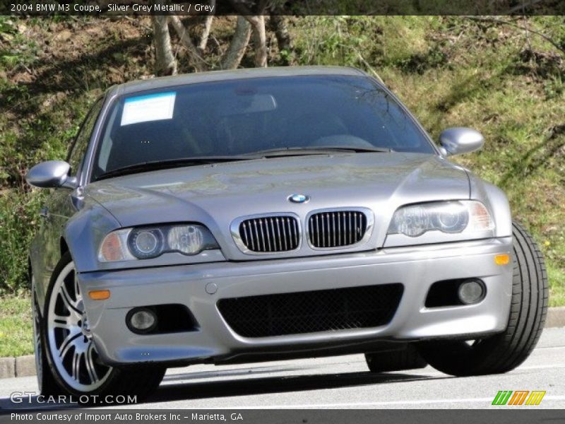 Silver Grey Metallic / Grey 2004 BMW M3 Coupe