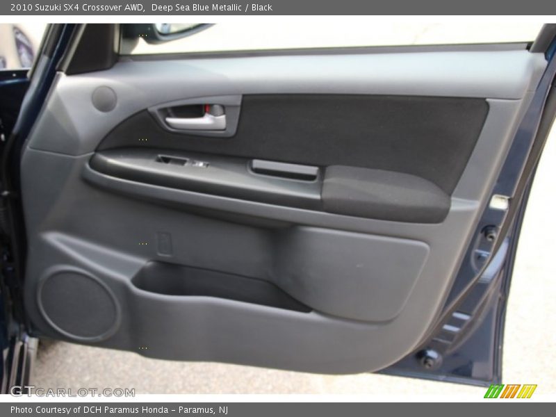 Deep Sea Blue Metallic / Black 2010 Suzuki SX4 Crossover AWD