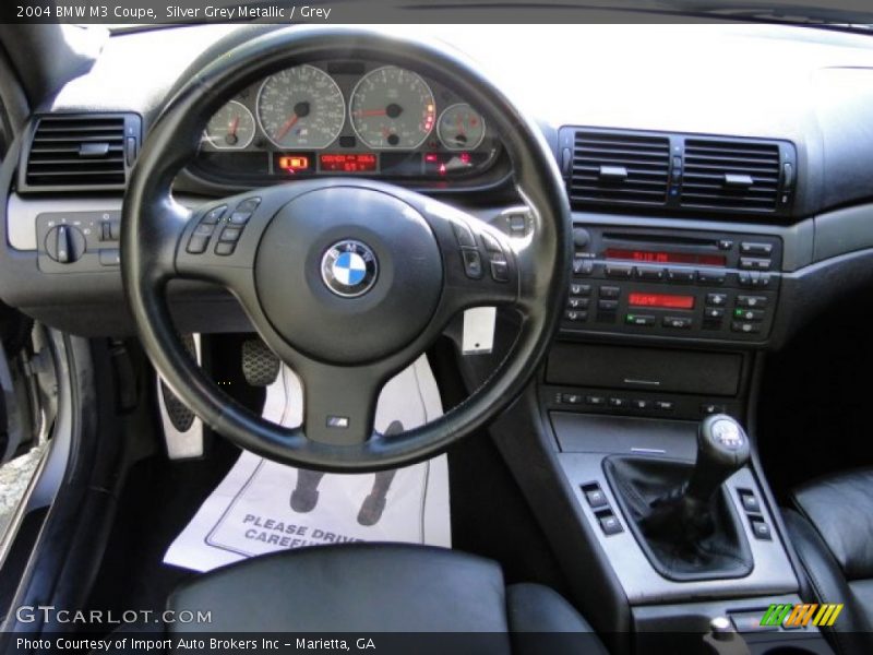 Silver Grey Metallic / Grey 2004 BMW M3 Coupe