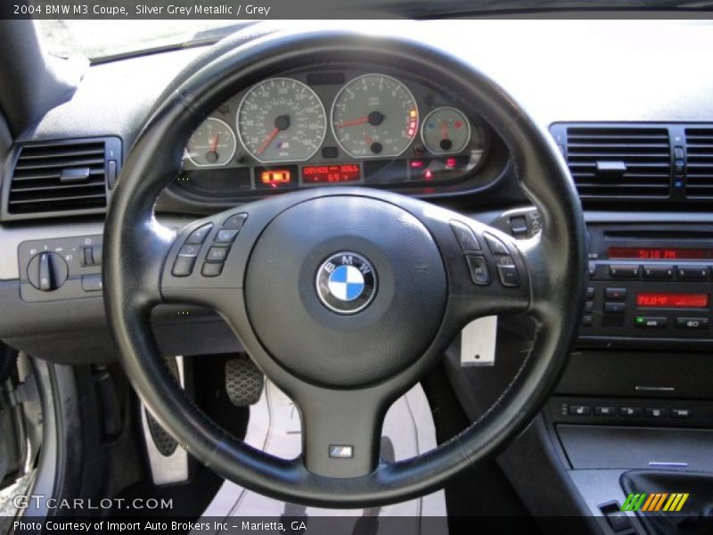 Silver Grey Metallic / Grey 2004 BMW M3 Coupe