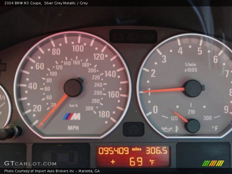 Silver Grey Metallic / Grey 2004 BMW M3 Coupe