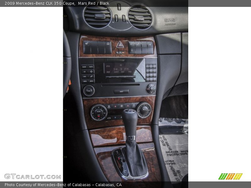 Mars Red / Black 2009 Mercedes-Benz CLK 350 Coupe