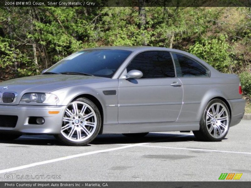 Silver Grey Metallic / Grey 2004 BMW M3 Coupe