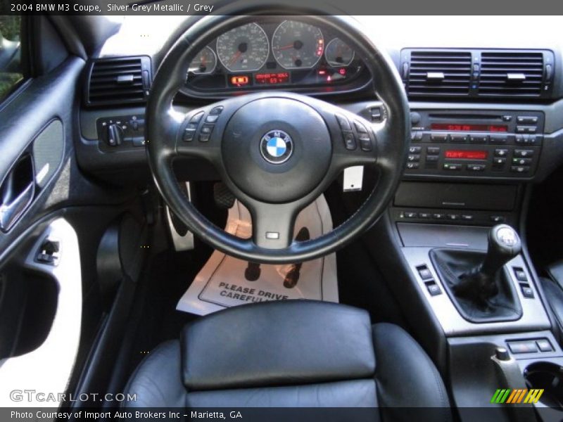 Silver Grey Metallic / Grey 2004 BMW M3 Coupe