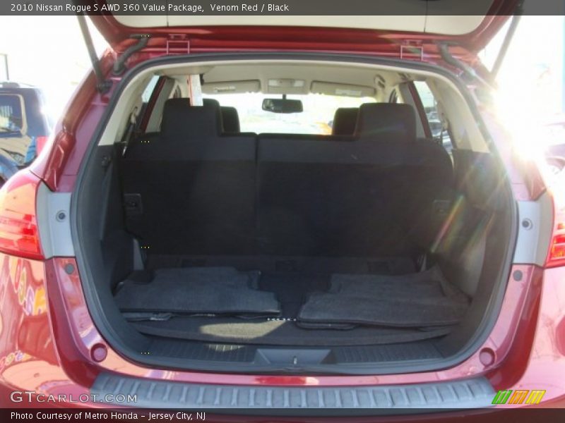 Venom Red / Black 2010 Nissan Rogue S AWD 360 Value Package