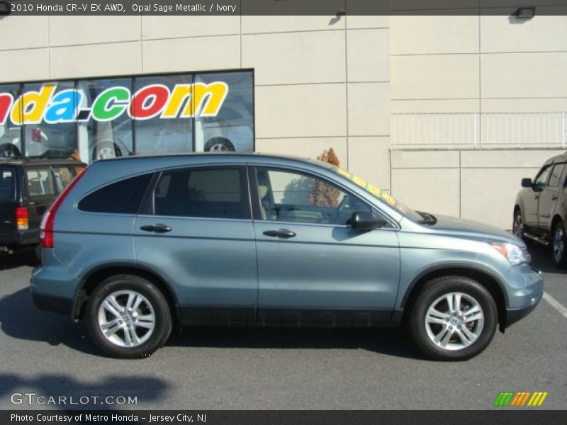 Opal Sage Metallic / Ivory 2010 Honda CR-V EX AWD
