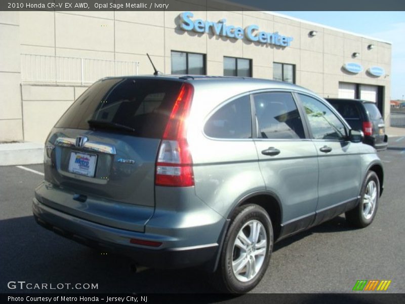 Opal Sage Metallic / Ivory 2010 Honda CR-V EX AWD
