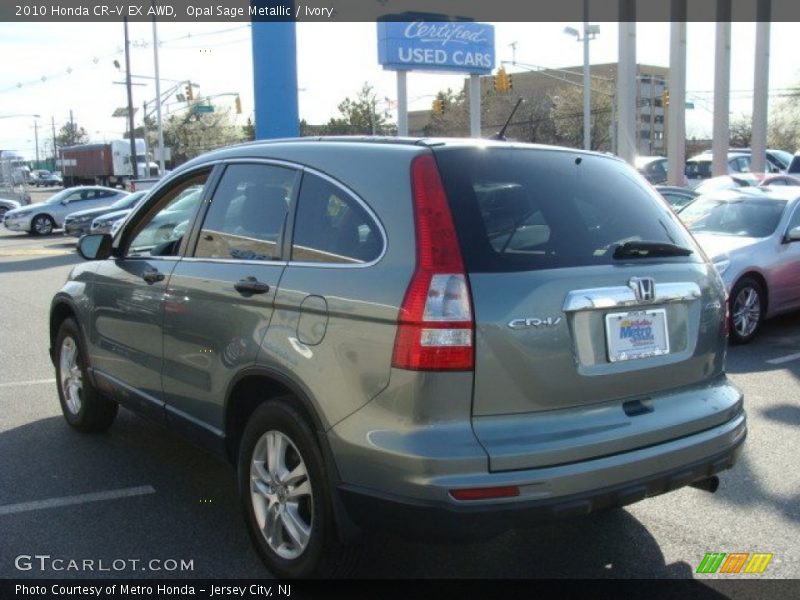 Opal Sage Metallic / Ivory 2010 Honda CR-V EX AWD
