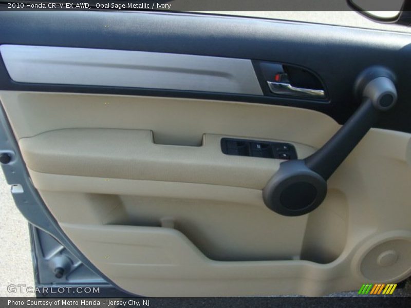 Opal Sage Metallic / Ivory 2010 Honda CR-V EX AWD