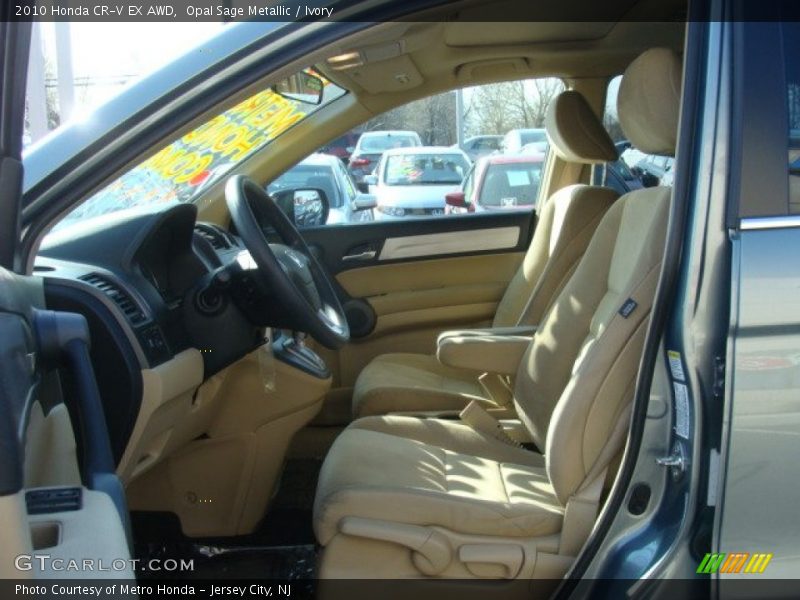 Opal Sage Metallic / Ivory 2010 Honda CR-V EX AWD