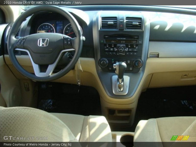 Opal Sage Metallic / Ivory 2010 Honda CR-V EX AWD