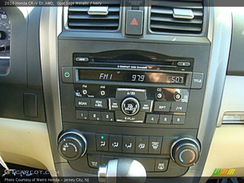 Opal Sage Metallic / Ivory 2010 Honda CR-V EX AWD
