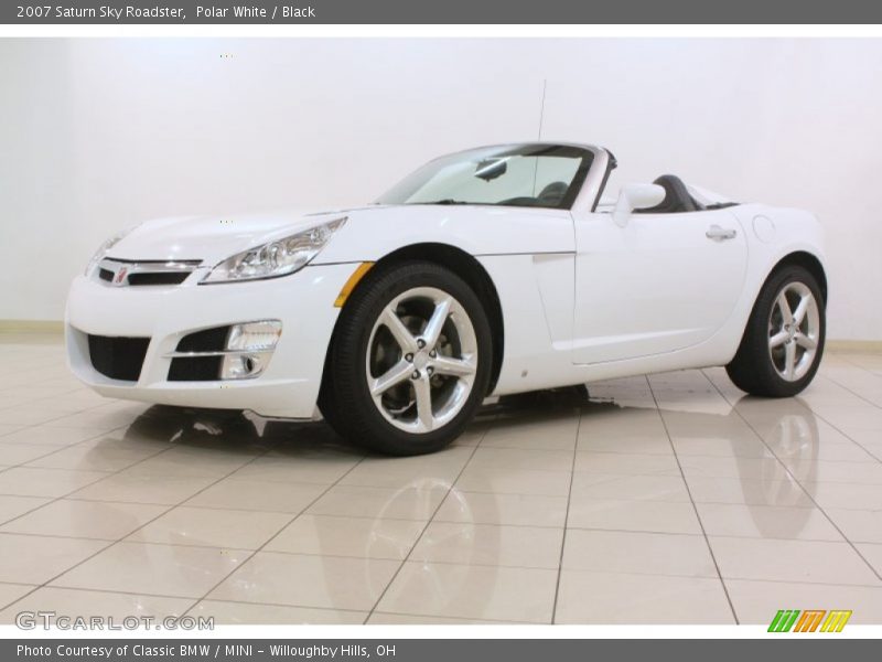 Polar White / Black 2007 Saturn Sky Roadster