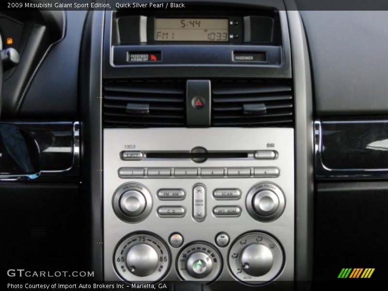Quick Silver Pearl / Black 2009 Mitsubishi Galant Sport Edition